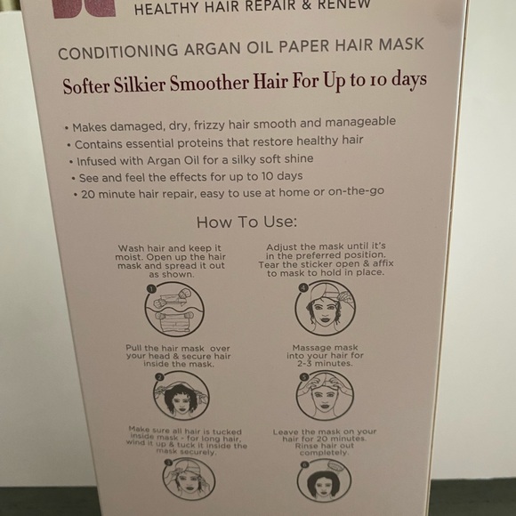Pink Paper Hair Mask - Picture 5 of 5